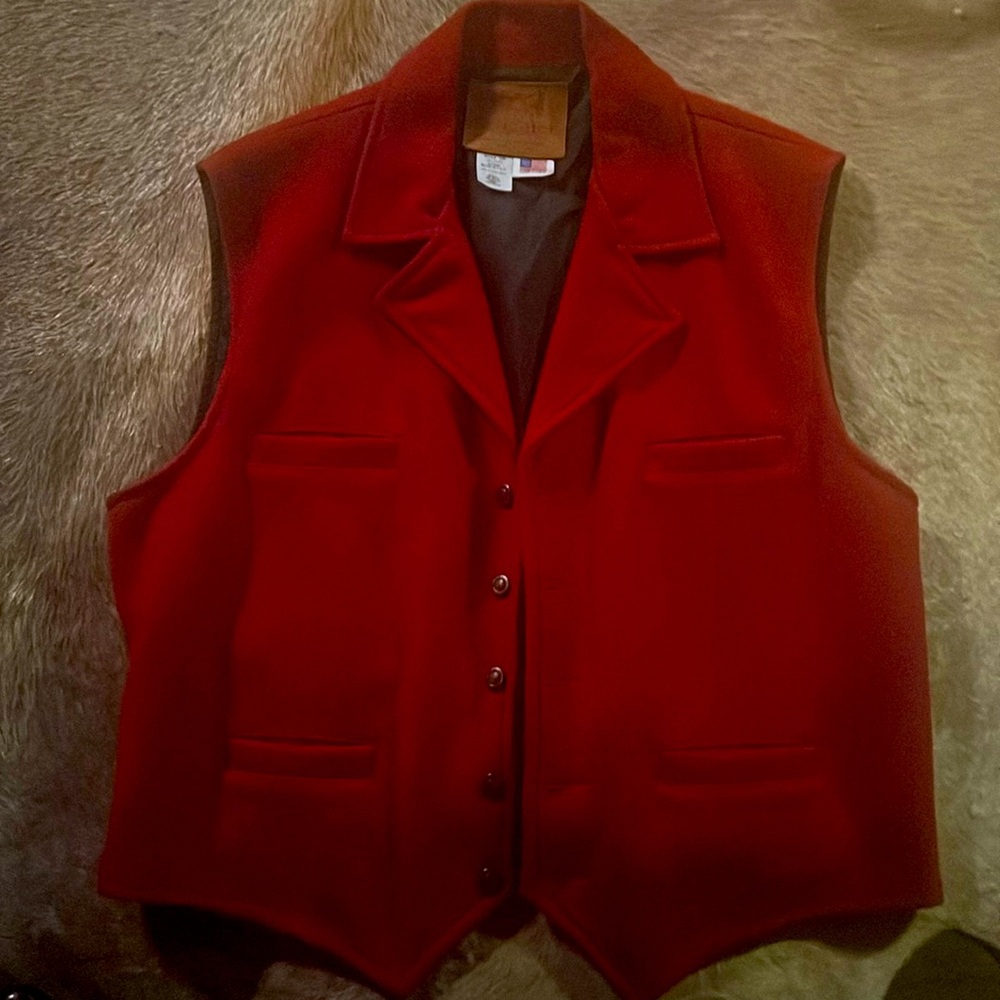 Men’s Cattle Baron wool vest